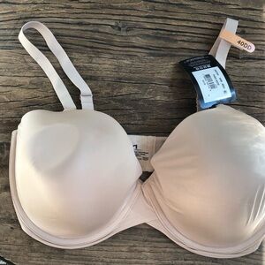 NWT 40DD Maidenform Cream Bra Adjustable